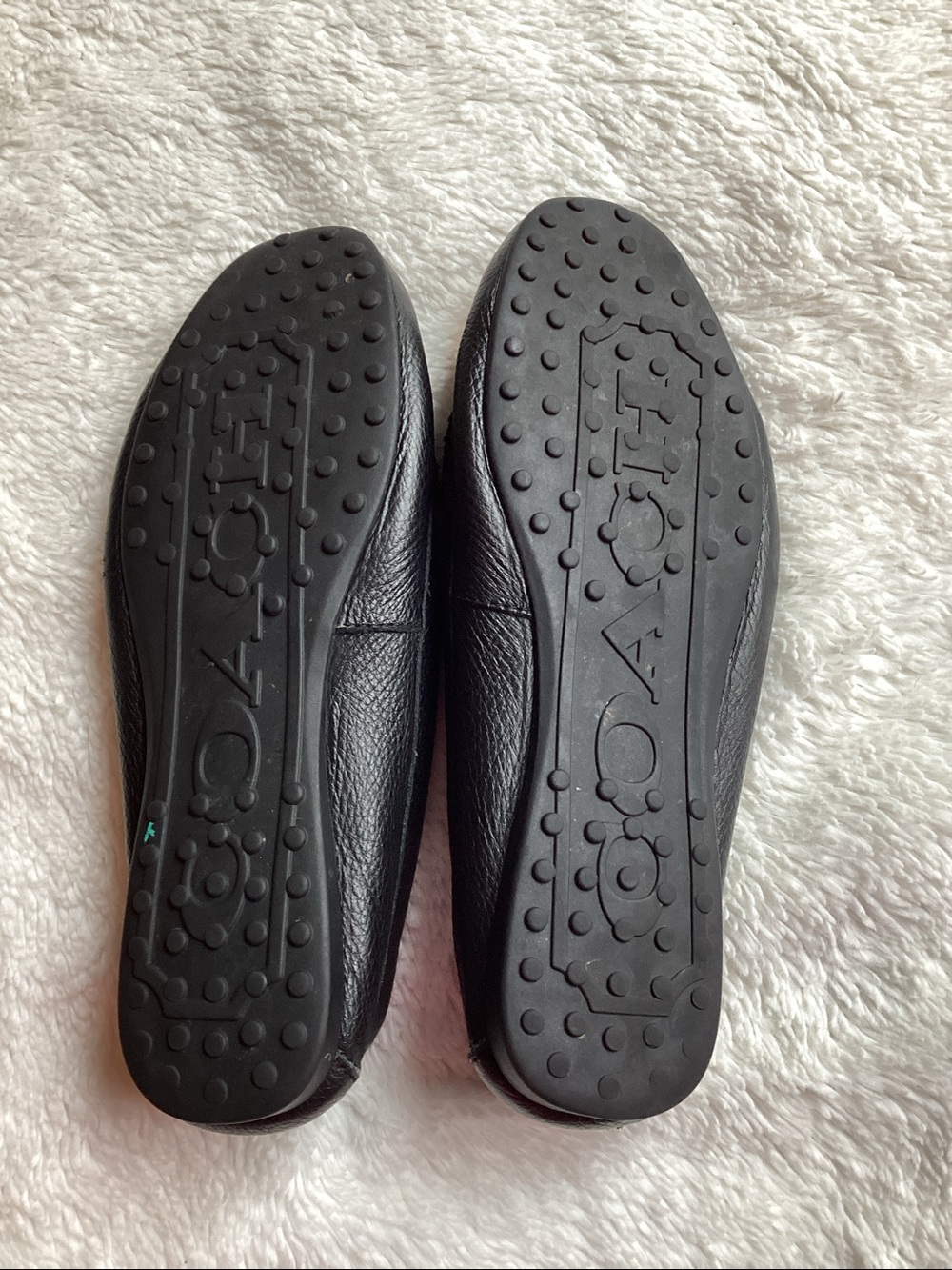Coach, black leather loafers women’s driving moccasin flat size 7 1/2 - Picture 6 of 6